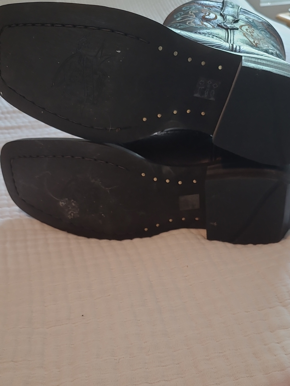 Womens Ariat RodeoBaby Square Toe Boots In Brown - Picture 5 of 6